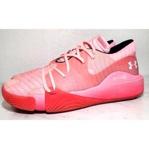 Under Armour Mens Anatomix Spawn Low 3022384-600 'Pink Rose' Shoes Sz 18 NWOB